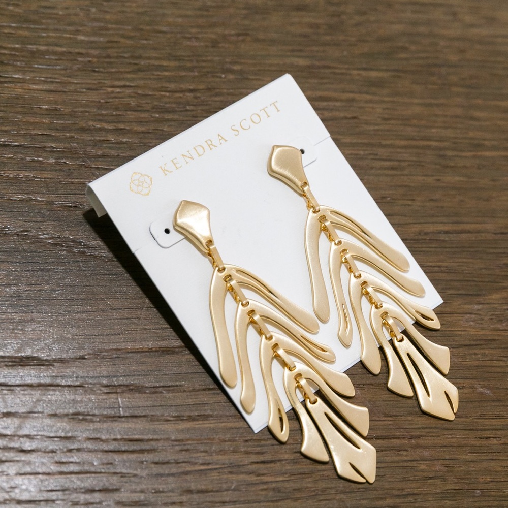 Kendra Scott Luca Gold Earrings